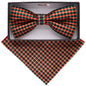 Geometric Design Bow Tie & Pocket Square in a Box by Vittorio Farina (BH - D - 21067) for Independent Retail Stores by Dubal Brothers