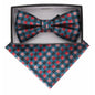 Geometric Design Bow Tie & Pocket Square in a Box by Vittorio Farina (BH - D - 21151) for Independent Retail Stores by Dubal Brothers