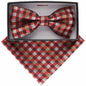 Geometric Design Bow Tie & Pocket Square in a Box by Vittorio Farina (BH-D-21153) for Independent Retail Stores by Dubal Brothers