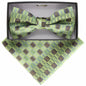 Geometric Design Bow Tie & Pocket Square in a Box by Vittorio Farina (BH - D - 21157) for Independent Retail Stores by Dubal Brothers