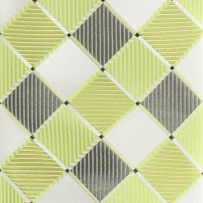 Geometric Designer Necktie & Pocket Square by Vittorio Farina (NH - D - 1163) for Independent Retail Stores by Dubal Brothers