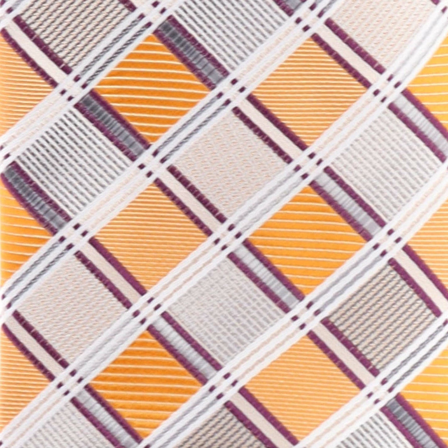 Geometric Designer Necktie & Pocket Square by Vittorio Farina (NH - D - 1163) for Independent Retail Stores by Dubal Brothers