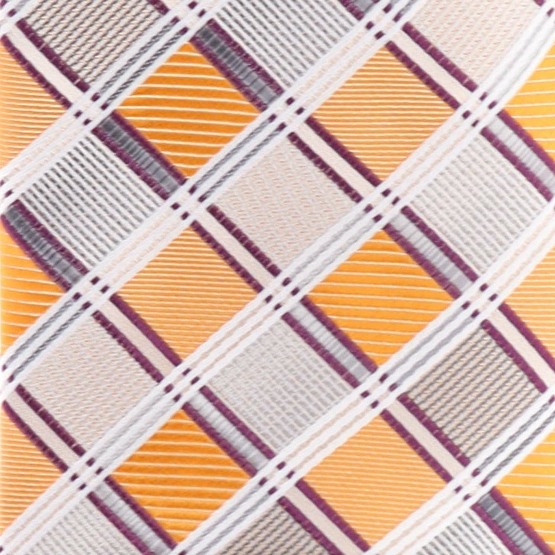 Geometric Designer Necktie & Pocket Square by Vittorio Farina (NH - D - 1163) for Independent Retail Stores by Dubal Brothers
