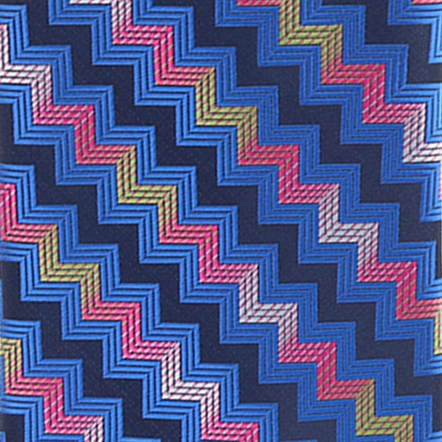 Geometric Designer Necktie & Pocket Square by Vittorio Farina (NH - D - 1178) for Independent Retail Stores by Dubal Brothers