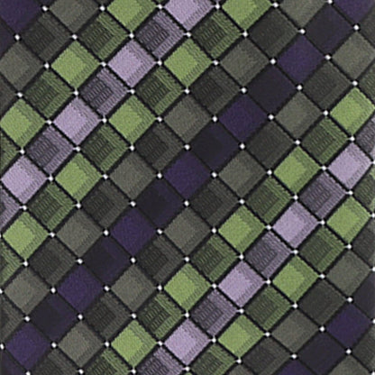 Geometric Designer Necktie & Pocket Square by Vittorio Farina (NH - D - 1210) for Independent Retail Stores by Dubal Brothers