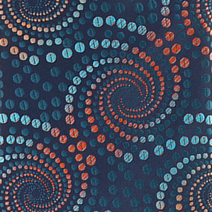 Geometric Designer Necktie & Pocket Square by Vittorio Farina (NH - D - 1236) for Independent Retail Stores by Dubal Brothers