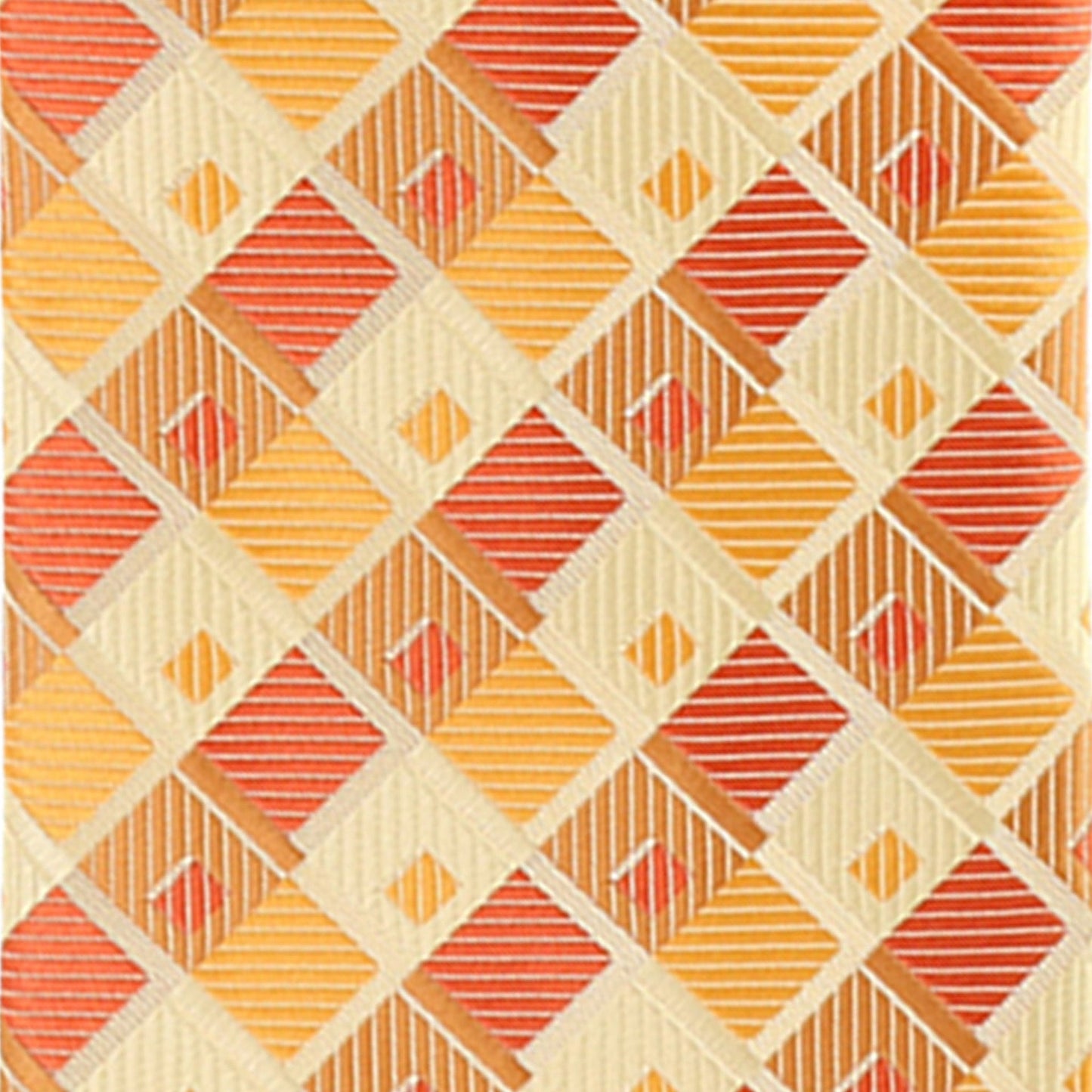 Geometric Designer Necktie & Pocket Square by Vittorio Farina (NH - D - 1260) for Independent Retail Stores by Dubal Brothers