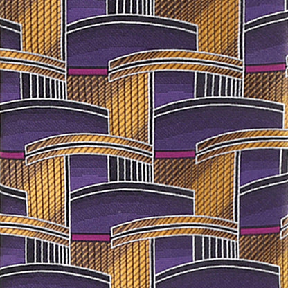 Geometric Designer Necktie & Pocket Square by Vittorio Farina (NH - D - 1265) for Independent Retail Stores by Dubal Brothers