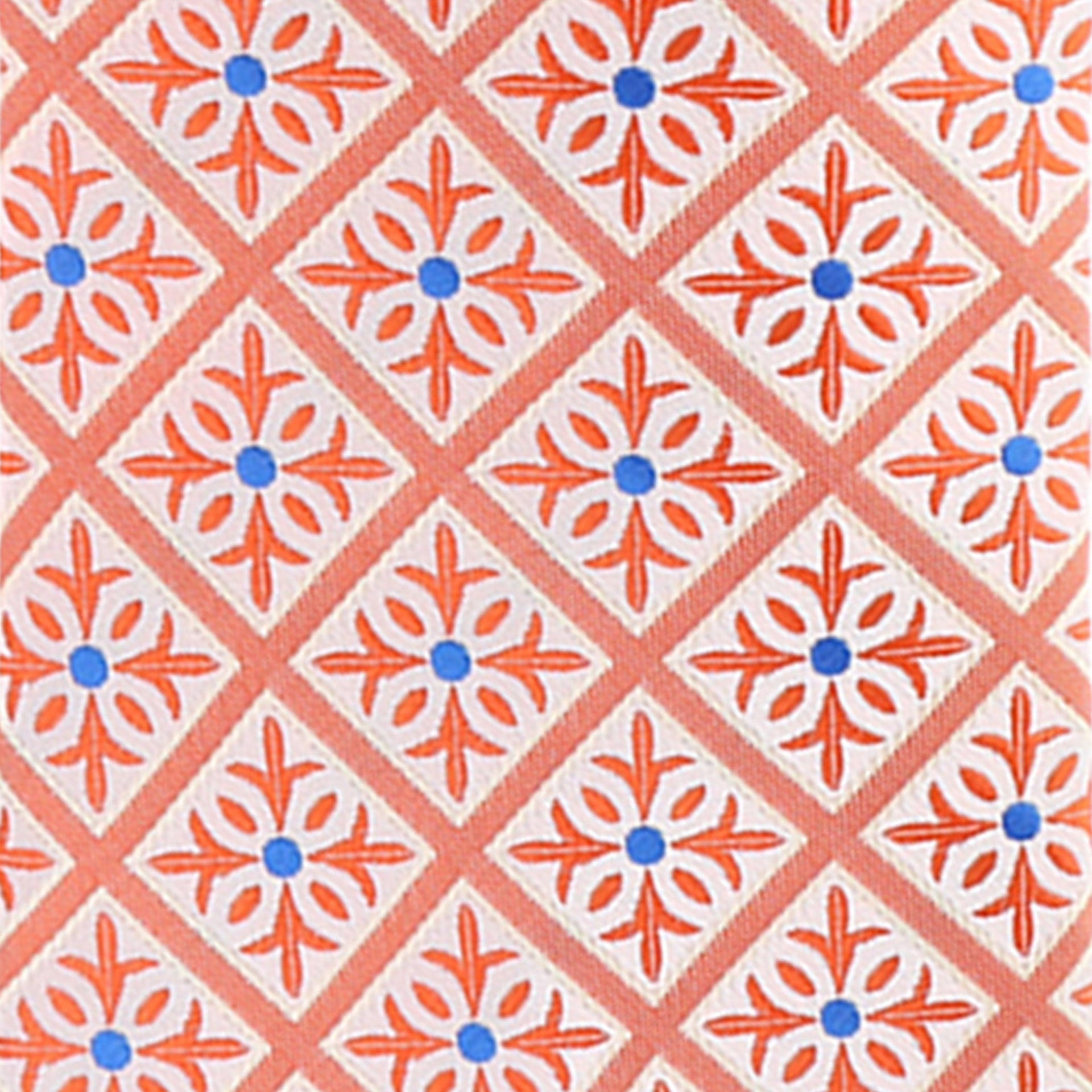 Geometric Designer Necktie & Pocket Square by Vittorio Farina (NH - D - 1265) for Independent Retail Stores by Dubal Brothers