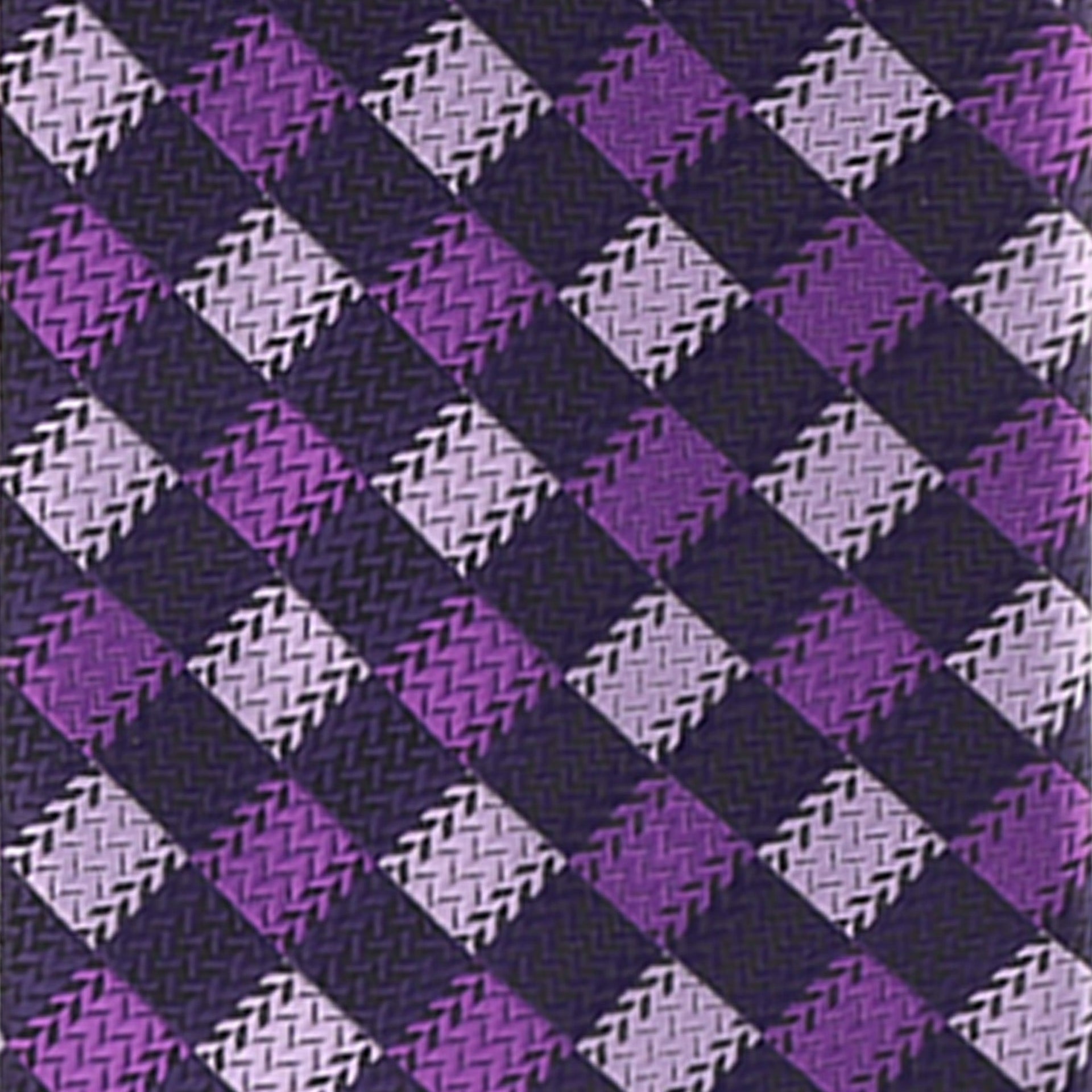 Geometric Designer Necktie & Pocket Square by Vittorio Farina (NH - D - 1312) for Independent Retail Stores by Dubal Brothers