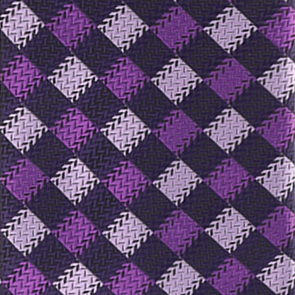 Geometric Designer Necktie & Pocket Square by Vittorio Farina (NH - D - 1312) for Independent Retail Stores by Dubal Brothers