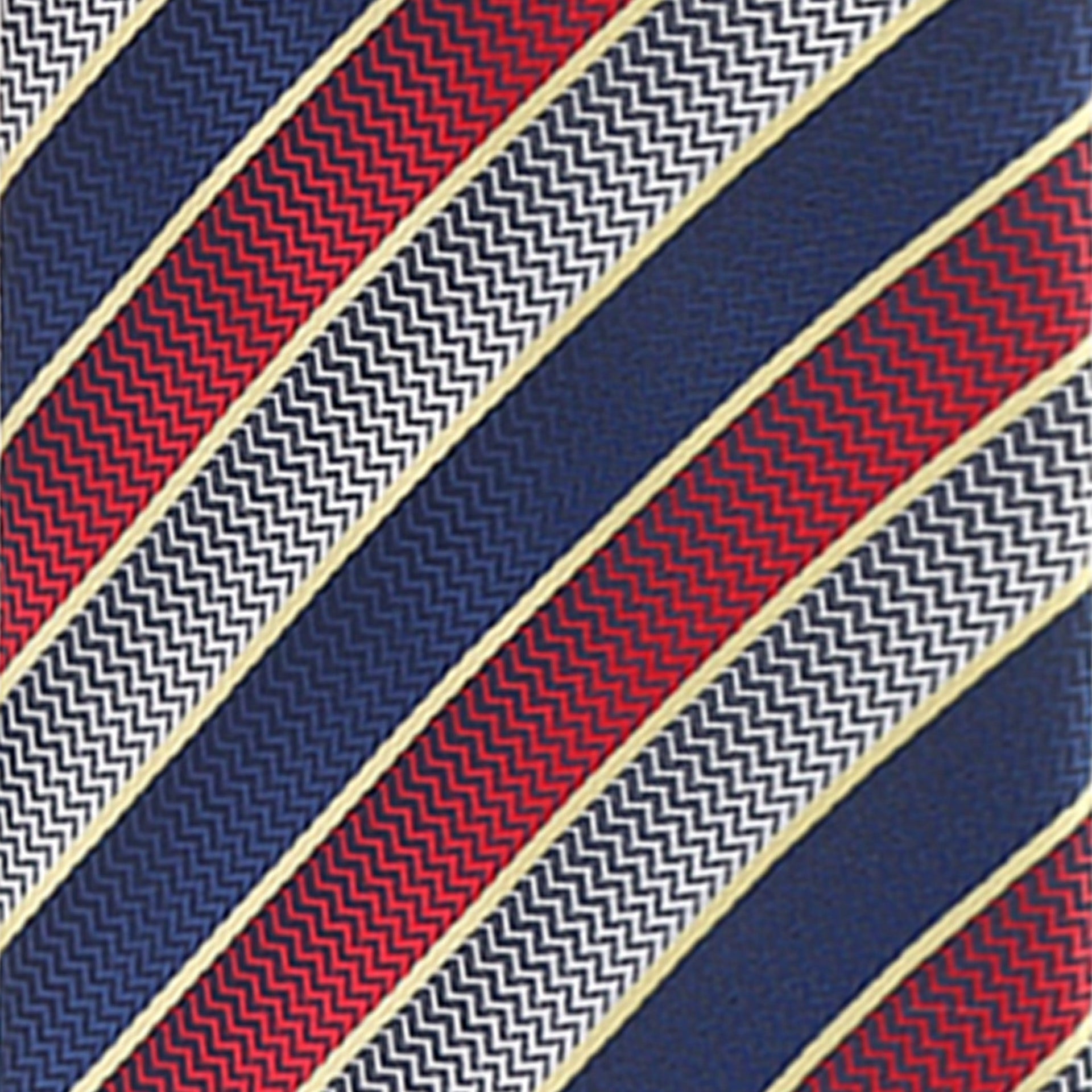Geometric Designer Necktie & Pocket Square by Vittorio Farina (NH - D - 1329) for Independent Retail Stores by Dubal Brothers