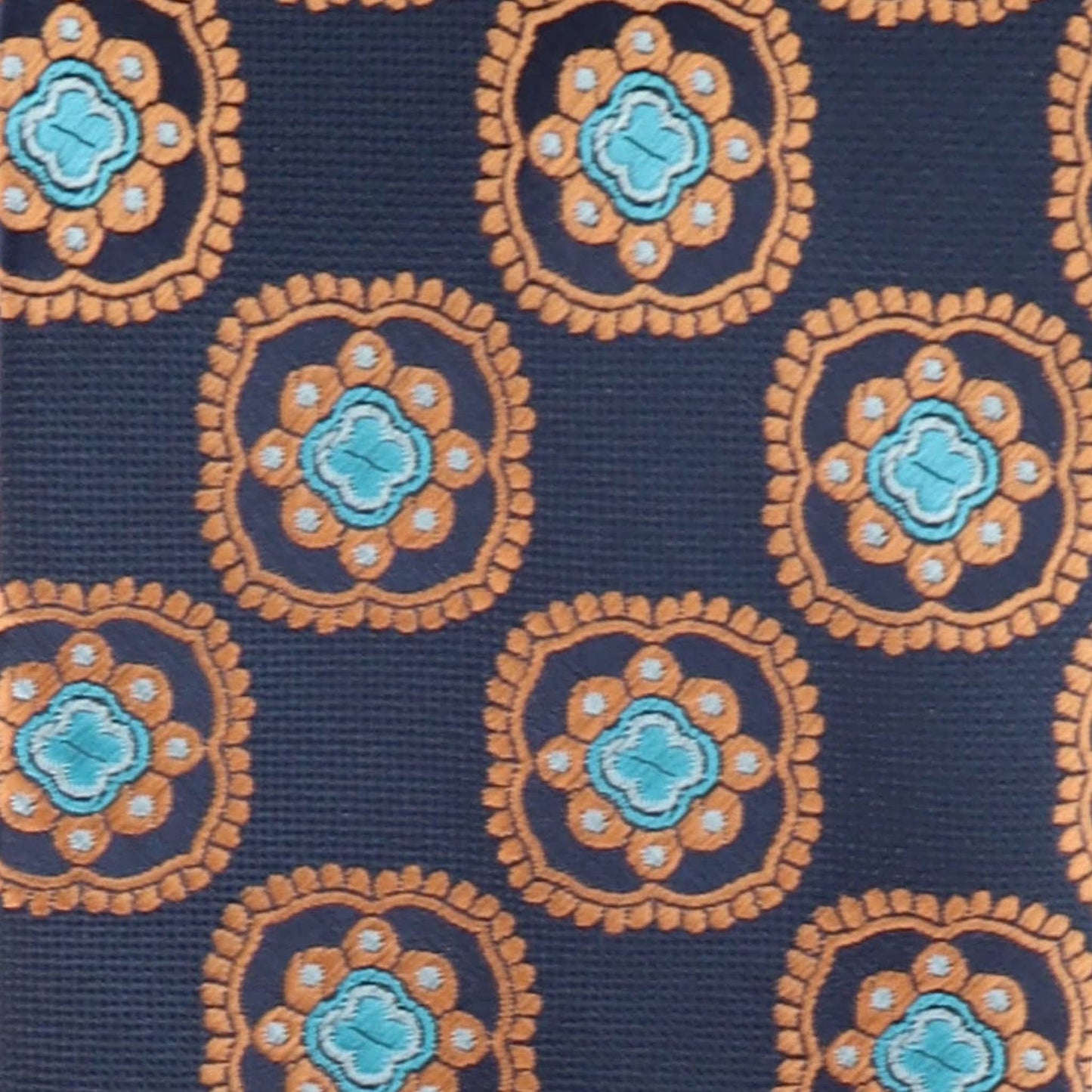 Geometric Designer Necktie & Pocket Square by Vittorio Farina (NH - D - 1401) for Independent Retail Stores by Dubal Brothers