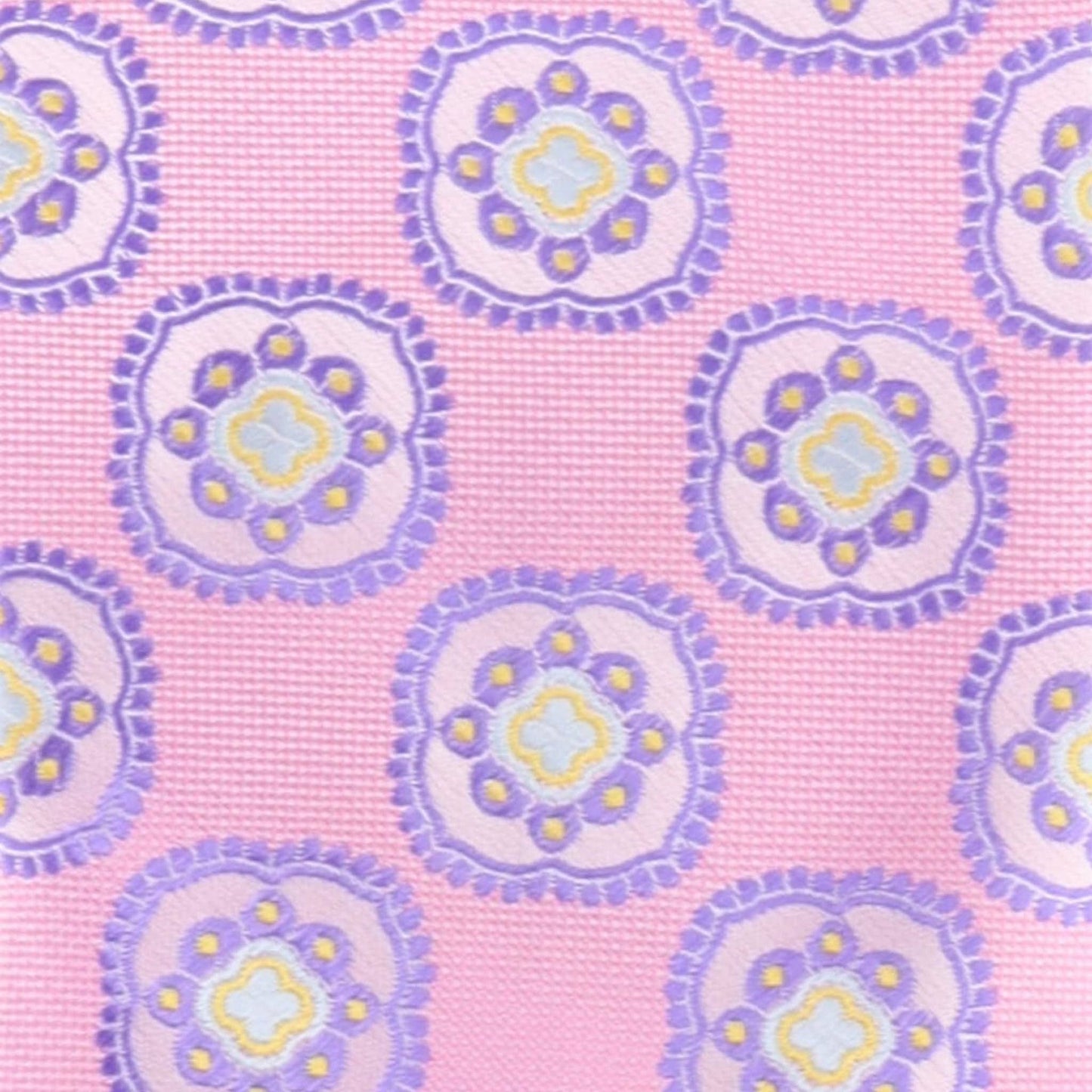 Geometric Designer Necktie & Pocket Square by Vittorio Farina (NH - D - 1401) for Independent Retail Stores by Dubal Brothers