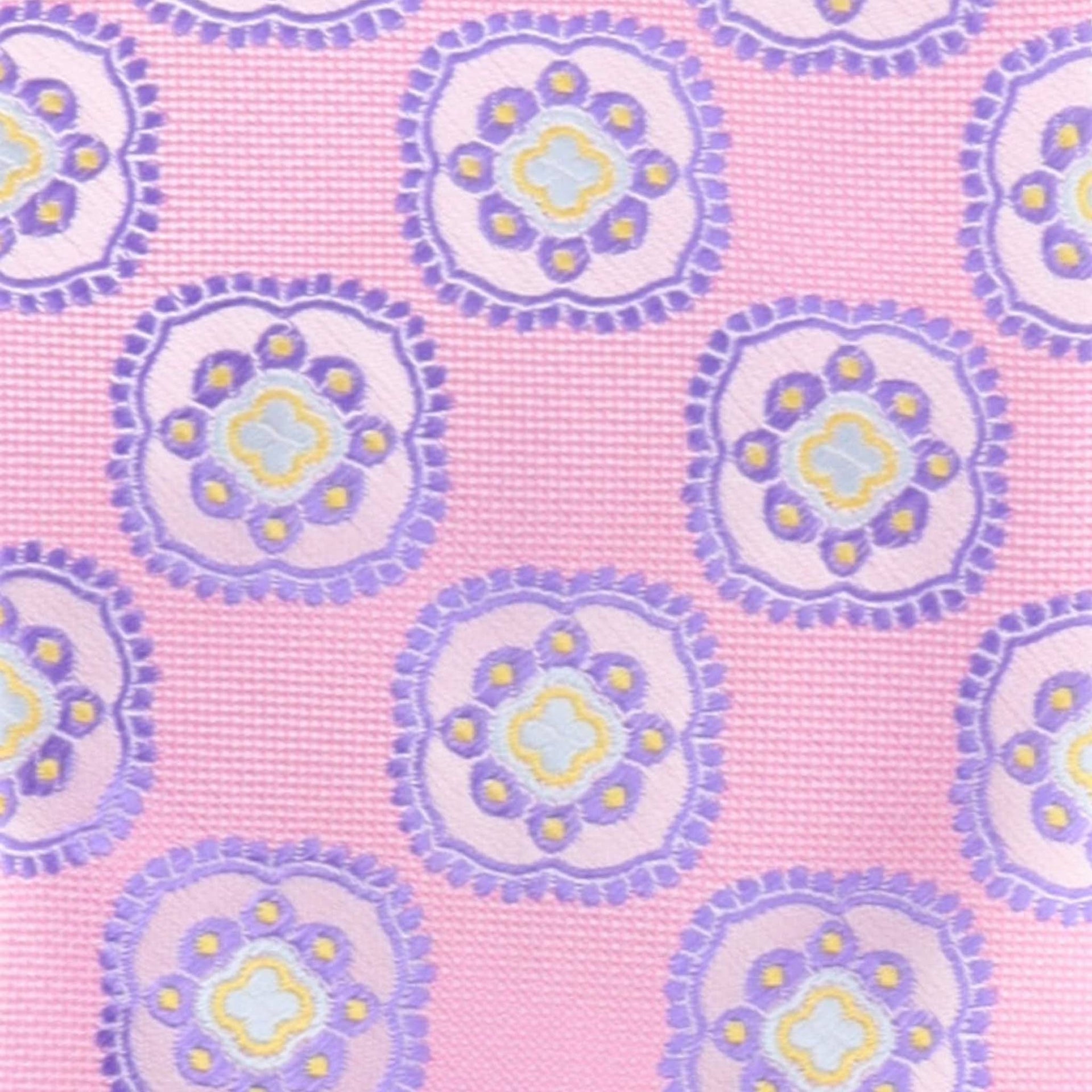 Geometric Designer Necktie & Pocket Square by Vittorio Farina (NH - D - 1401) for Independent Retail Stores by Dubal Brothers