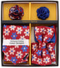 Gift Box (Necktie, Bow Tie, Pocket Square and Flower Lapel Pin) in a Box by Vittorio Farina (GB - 21020) for Independent Retail Stores by Dubal Brothers