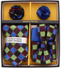Gift Box (Necktie, Bow Tie, Pocket Square and Flower Lapel Pin) in a Box by Vittorio Farina (GB - 21028) for Independent Retail Stores by Dubal Brothers