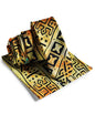 Kente Design Necktie & Pocket Square by Vittorio Farina (NH - SKINNY - K_Kente 4) for Independent Retail Stores by Dubal Brothers