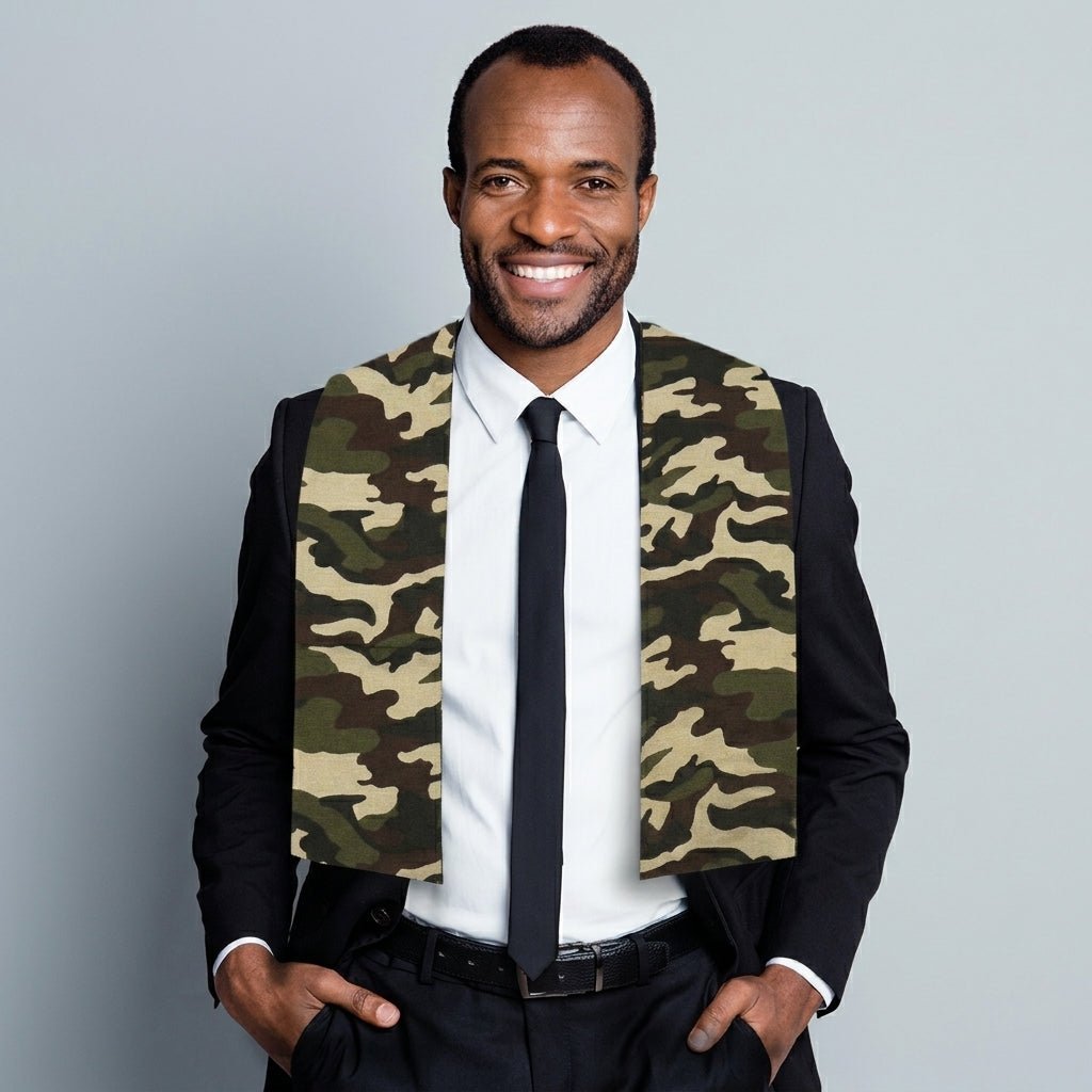 Kente Design Scarf by Vittorio Farina (SCARVES_Camo) for Independent Retail Stores by Dubal Brothers