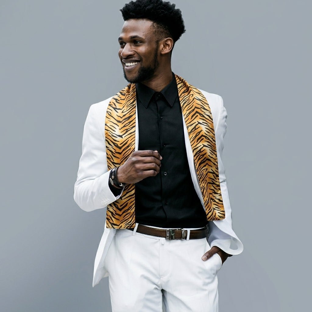 Kente Design Scarf by Vittorio Farina (SCARVES_Camo) for Independent Retail Stores by Dubal Brothers