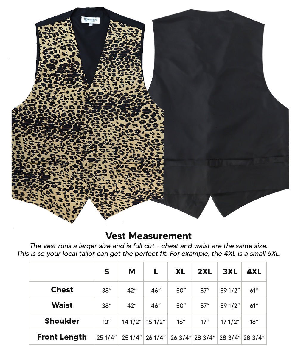 Kente Design Vest & Bow Tie Set by Vittorio Farina (vest_kente_BB_leo_S) for Independent Retail Stores by Dubal Brothers
