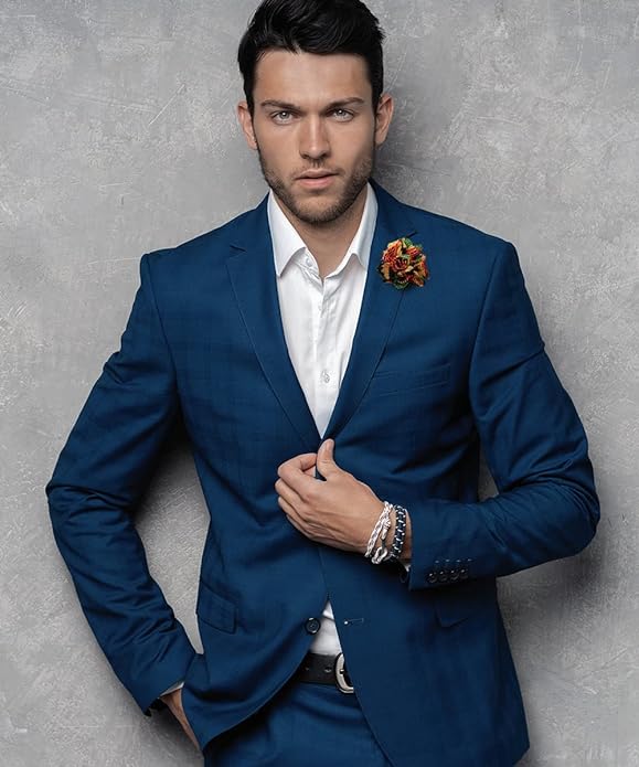 Kente Flower Lapel Pin by Vittorio Vico (LAPEL - F - KENTE_167kente2) for Independent Retail Stores by Dubal Brothers