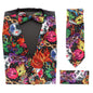 Mardi Gras Design Vest Set (Vest, Bow Tie, Necktie & Pocket Square) by Vittorio Farina (vest_mardi_BB_Mardi 0_S) for Independent Retail Stores by Dubal Brothers