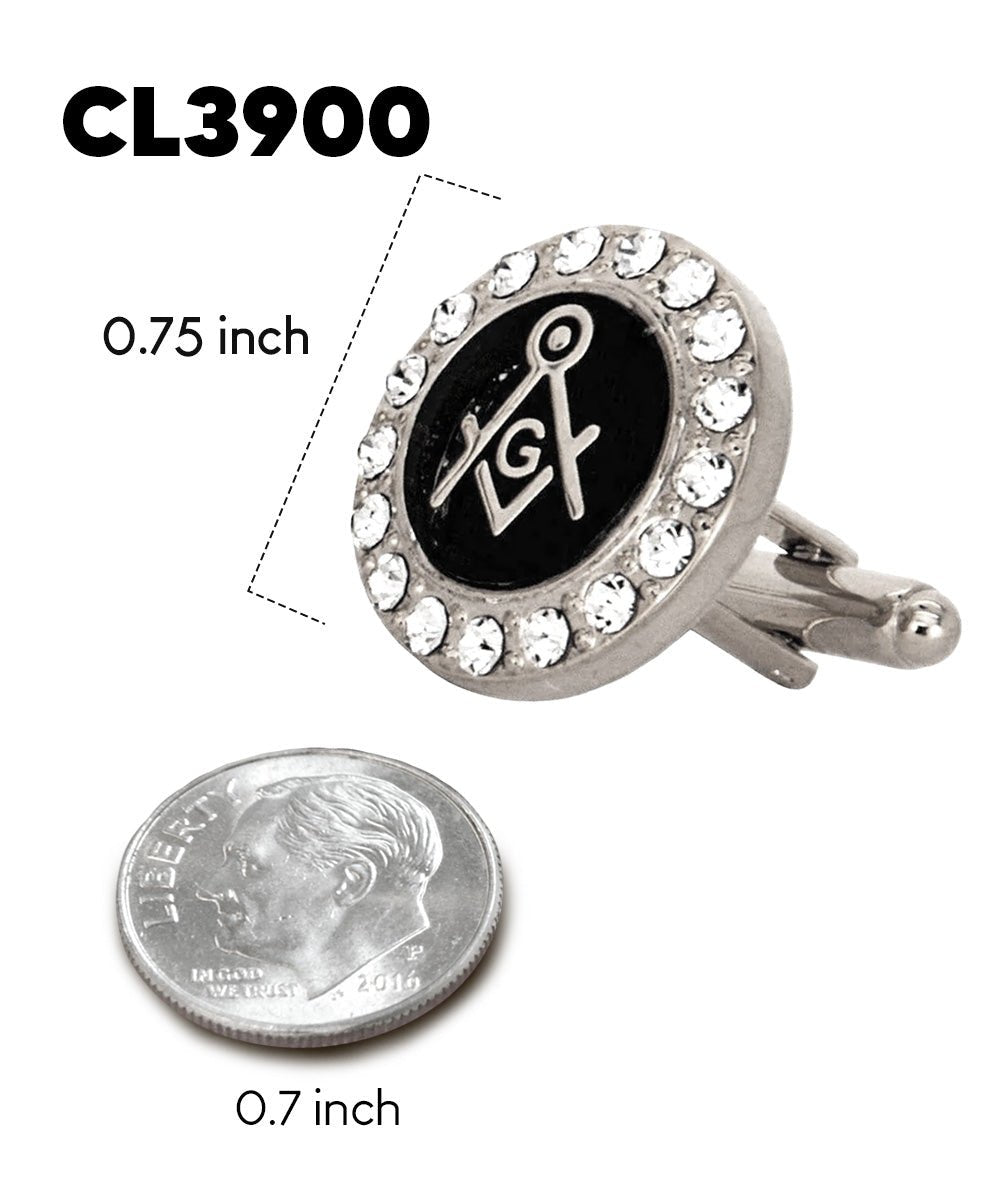 Masonic Themed Cufflinks in a Box by Vittorio Vico (CL39XX) (cl - 3900) for Independent Retail Stores by Dubal Brothers