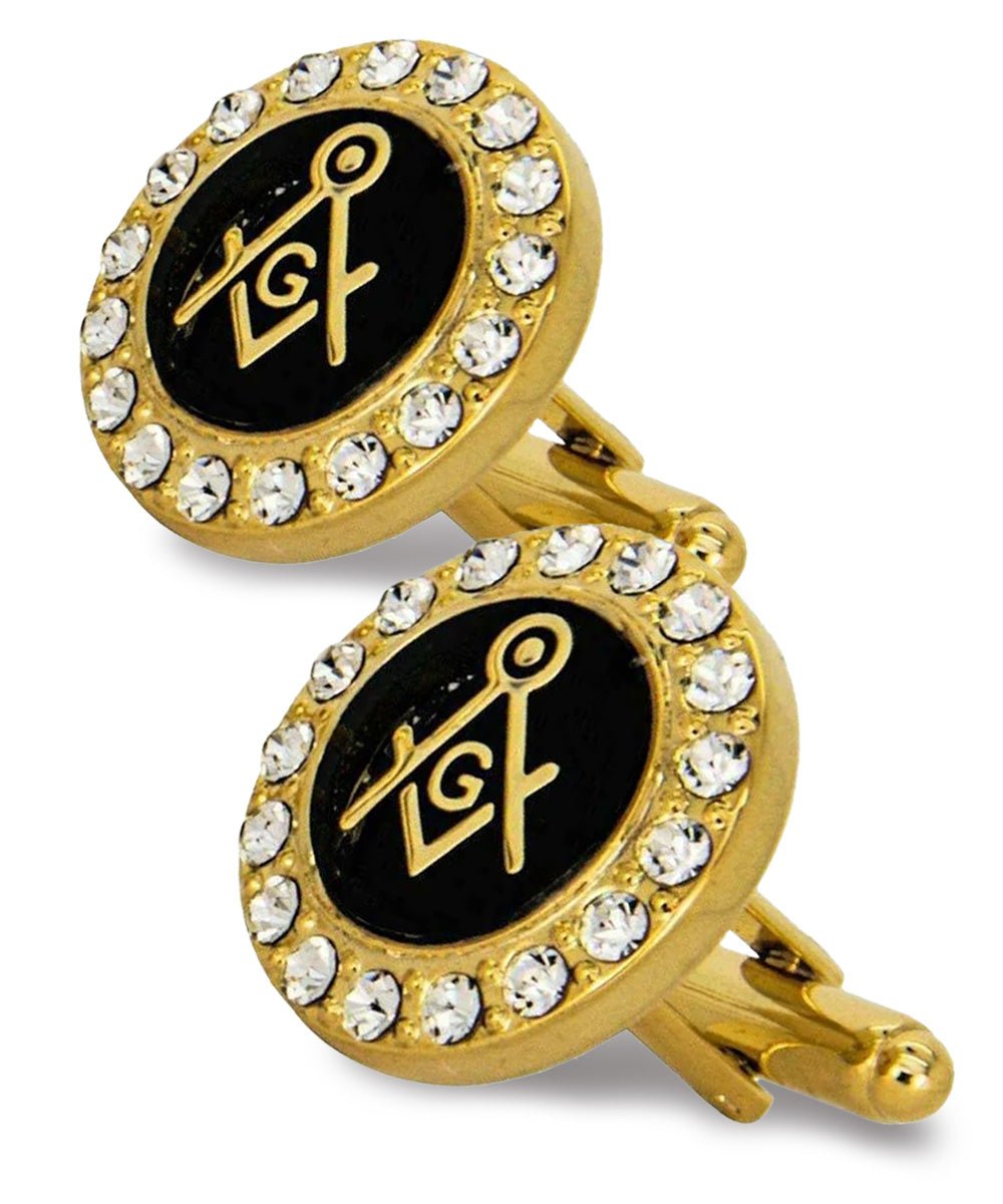 Masonic Themed Cufflinks in a Box by Vittorio Vico (CL39XX) (cl - 3901) for Independent Retail Stores by Dubal Brothers