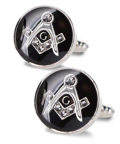 Masonic Themed Cufflinks in a Box by Vittorio Vico (CL39XX) (cl - 3902) for Independent Retail Stores by Dubal Brothers