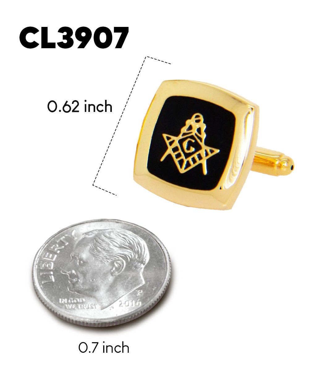 Masonic Themed Cufflinks in a Box by Vittorio Vico (CL39XX) (cl - 3907) for Independent Retail Stores by Dubal Brothers
