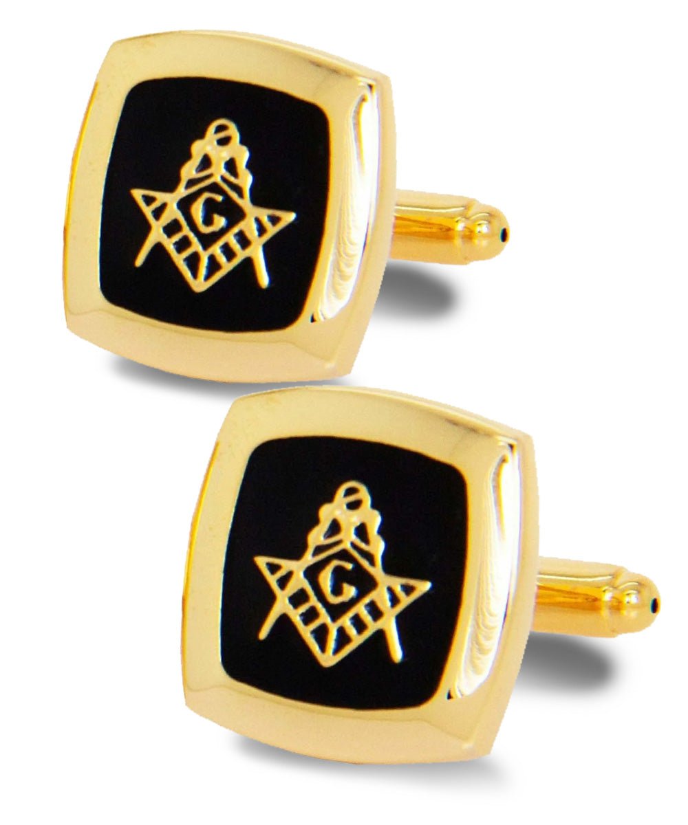Masonic Themed Cufflinks in a Box by Vittorio Vico (CL39XX) (cl - 3907) for Independent Retail Stores by Dubal Brothers