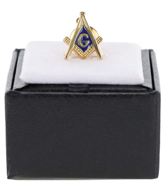 Masonic Themed Tie Tack in a Box by Vittorio Vico (TT - MASONIC - ROYAL - G) for Independent Retail Stores by Dubal Brothers