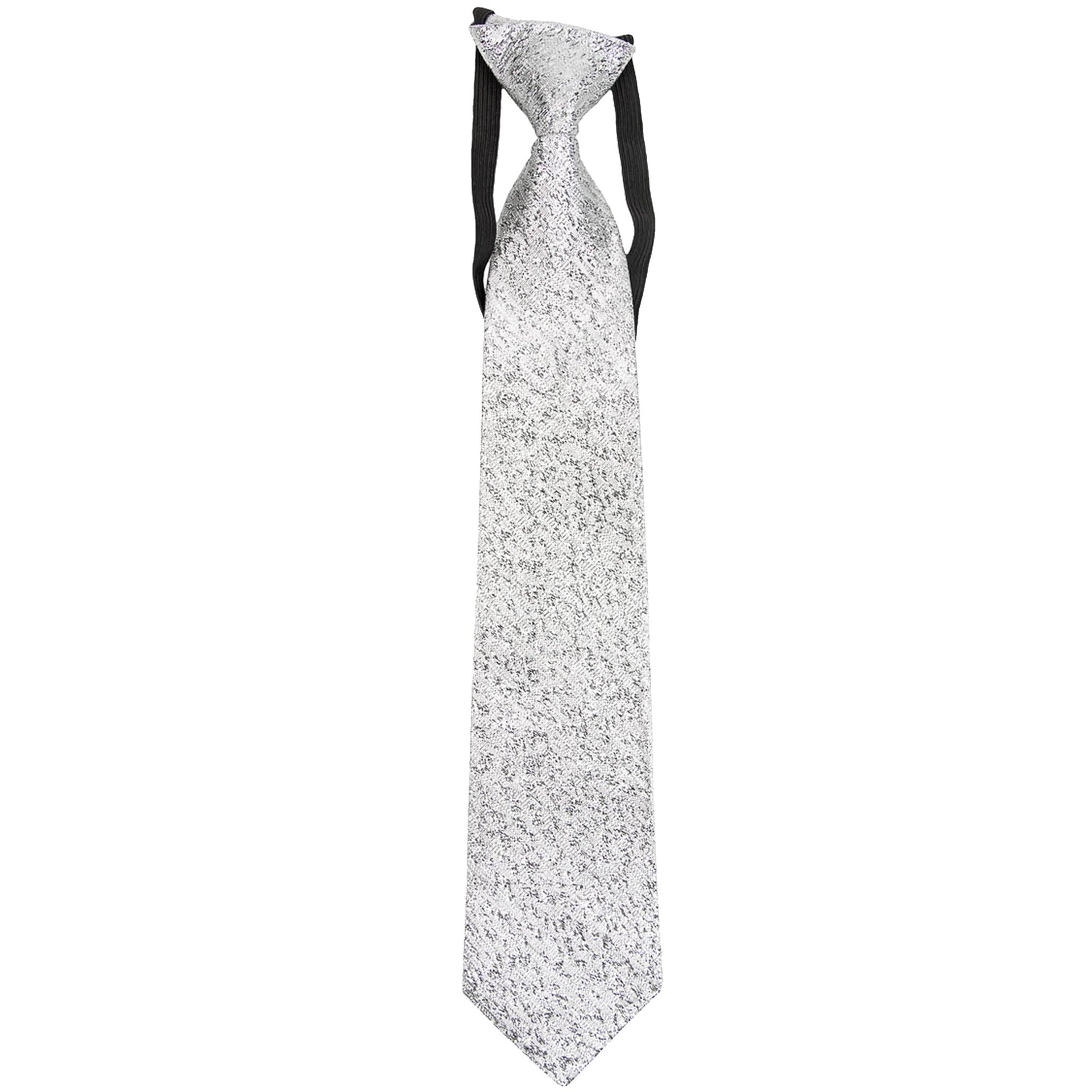 Metallic Design Boy's Elastic Necktie by Vittorio Farina (bmp - 002) for Independent Retail Stores by Dubal Brothers