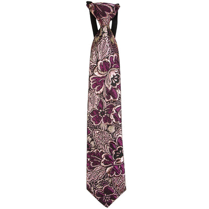 Metallic Design Boy's Elastic Necktie by Vittorio Farina (bmp - 006) for Independent Retail Stores by Dubal Brothers