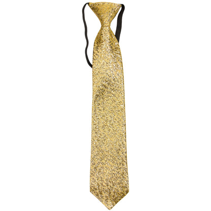 Metallic Design Boy's Elastic Necktie by Vittorio Farina (bmp - 009) for Independent Retail Stores by Dubal Brothers