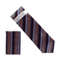 Vittorio Farina Men's Geometric Design Necktie & Pocket Square - NH - D_1437 - Classy Cufflinks