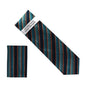 Vittorio Farina Men's Geometric Design Necktie & Pocket Square - NH - D_1439 - Classy Cufflinks