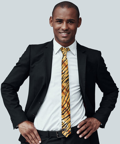 Vittorio Farina Kente Necktie & Pocket Square - NH - K_Tiger - Classy Cufflinks