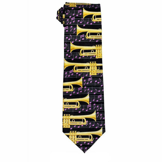 Musical Design Necktie and Pocket Square by Vittorio Farina