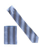 Vittorio Farina Skinny Designer Satin Necktie & Pocket Square - NH - SD - 0031 - Classy Cufflinks