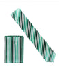 Vittorio Farina Skinny Designer Satin Necktie & Pocket Square - NH - SD - 0032 - Classy Cufflinks