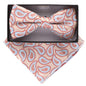 Paisley Design Bow Tie & Pocket Square by Vittorio Farina (BH - D - 21035) for Independent Retail Stores by Dubal Brothers
