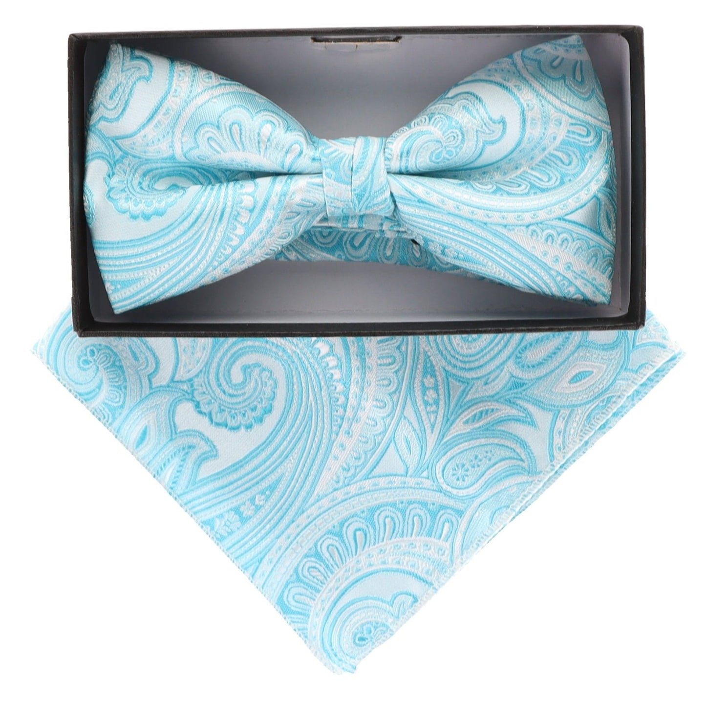 Paisley Design Bow Tie & Pocket Square by Vittorio Farina (BH-D-21036) for Independent Retail Stores by Dubal Brothers
