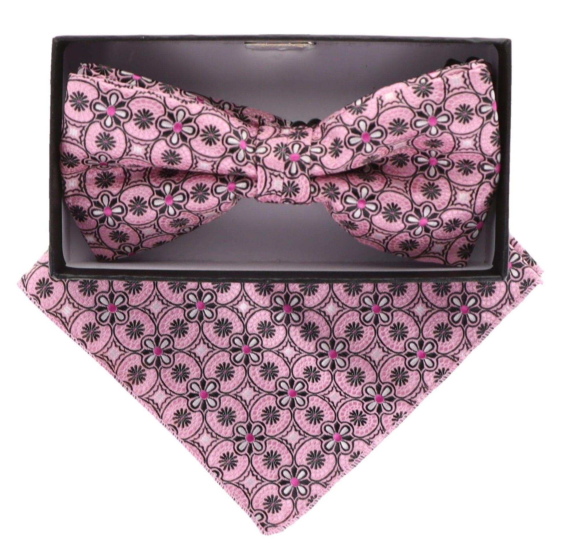 Paisley Design Bow Tie & Pocket Square by Vittorio Farina (BH - D - 21036) for Independent Retail Stores by Dubal Brothers