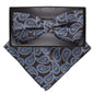 Paisley Design Bow Tie & Pocket Square by Vittorio Farina (BH-D-21036) for Independent Retail Stores by Dubal Brothers