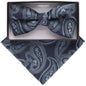 Paisley Design Bow Tie & Pocket Square by Vittorio Farina (BH - D - 21066) for Independent Retail Stores by Dubal Brothers