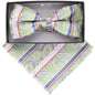 Paisley Design Bow Tie & Pocket Square by Vittorio Farina (BH-D-21113) for Independent Retail Stores by Dubal Brothers