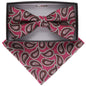 Paisley Design Bow Tie & Pocket Square by Vittorio Farina (BH - D - 21116) for Independent Retail Stores by Dubal Brothers