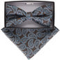 Paisley Design Bow Tie & Pocket Square by Vittorio Farina (BH-D-21117) for Independent Retail Stores by Dubal Brothers